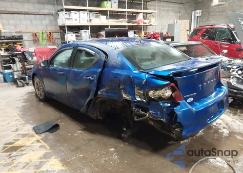 2012 Dodge Avenger Sxt Plus из США, поврежденный, VIN 1C3CDZEG3CN165502